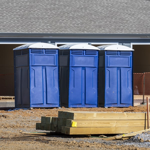 can i customize the exterior of the porta potties with my event logo or branding in New Richland MN